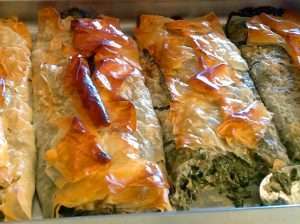 Spinach phyllo pies